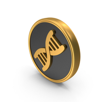 Dual Color Science Medical DNA Symbol PNG & PSD Images