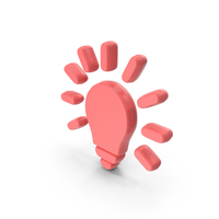 Idea Bulb Glow Symbol PNG & PSD Images