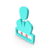 Blue Manager 2 Star Rating Symbol PNG & PSD Images