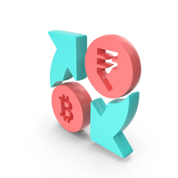 Money Exchange Bitcoin To Rupee Symbol PNG & PSD Images