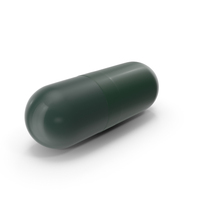 Green Medicine Capsule PNG & PSD Images
