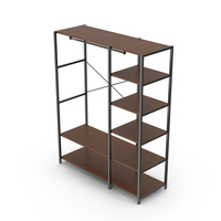 Clothes Rack Organizer Dark PNG & PSD Images