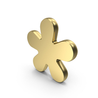 Asterisk Symbol Gold PNG & PSD Images
