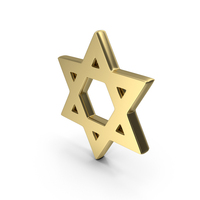 Gold Double Triangle Spiritual Symbol PNG & PSD Images