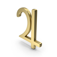 Jupiter Astrological Symbols Gold PNG & PSD Images