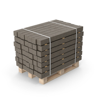 Dark Concrete Slabs On Wood Pallet PNG & PSD Images