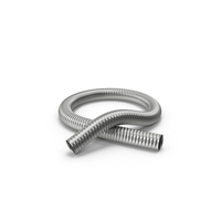 Silver Corrugated Hose Pipe PNG & PSD Images