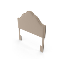 Glam Upholstered Arch Headboard PNG & PSD Images