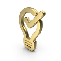 Gold Approved Idea Symbol PNG & PSD Images