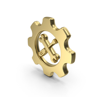 Gold Service Symbol PNG & PSD Images
