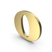 Whole Note Music Symbol Gold PNG & PSD Images