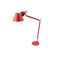 Tolomeo Lamp Red PNG & PSD Images