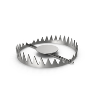 Steel Bear Trap PNG & PSD Images