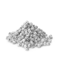 Crumpled White Paper Pile PNG & PSD Images