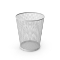 White Paper Trash Can PNG & PSD Images