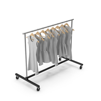Grey Dress Clothing Rack PNG & PSD Images