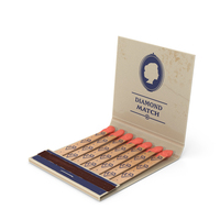 MatchBook Vintage Cover Open PNG & PSD Images
