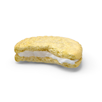 Oreo Cookie White Bitten PNG & PSD Images