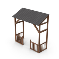 Veranda Dark Wood PNG & PSD Images