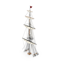 Foremast Retracted Sails PNG & PSD Images