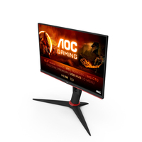 AOC Gaming Monitor PNG & PSD Images