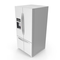 Modern Double Door Fridge PNG & PSD Images