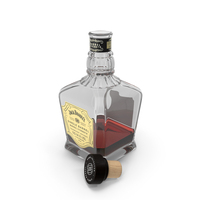 Open Bottle Of Whiskey Jack Daniels Single Barrel PNG & PSD Images