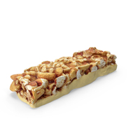 Protein Bar With Caramel and Nuts PNG & PSD Images