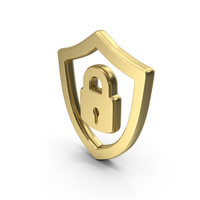 Shield Security Lock Symbol PNG & PSD Images