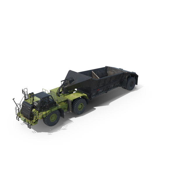 Heavy Duty Dump Trailer Dirty PNG & PSD Images