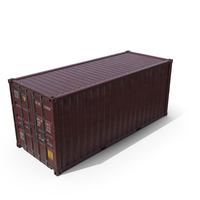 Cargo Container Maroon PNG & PSD Images