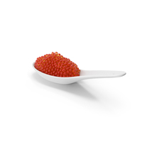 Spoon With Red Caviar PNG & PSD Images