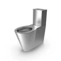 Stainless Steel Floor Standing Toilet PNG & PSD Images