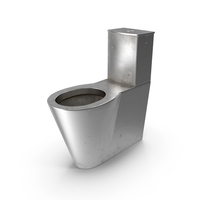 Old Stainless Steel Floor Standing Toilet PNG & PSD Images