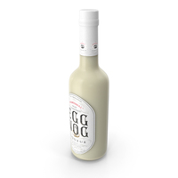 Traditional Eggnog Bottle PNG & PSD Images