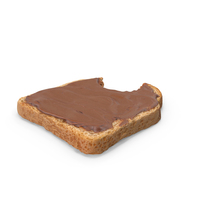 Toast With Dark Chocolate Bitten PNG & PSD Images