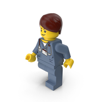 Lego Man Doctor Walking PNG & PSD Images