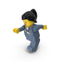 Lego Woman Doctor Running PNG & PSD Images
