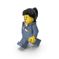 Lego Woman Doctor Walking PNG & PSD Images