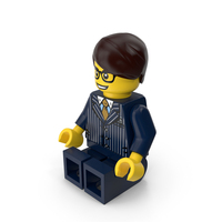 Lego Man Executive Sitting PNG & PSD Images