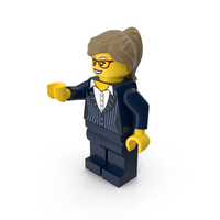 Lego Woman Executive Arms Middle Down PNG & PSD Images