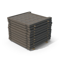 Concrete Fence On Wood Planks PNG & PSD Images