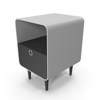 Black Bedside Table PNG & PSD Images