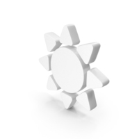 White Sun Brightness Symbol PNG & PSD Images