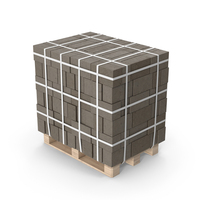 Concrete Blocks On Pallet PNG & PSD Images