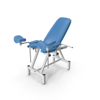 Gynaecological Chair With Controls PNG & PSD Images