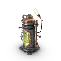 Steampunk Box For Experiments PNG & PSD Images