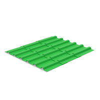 Green Steel Roof PNG & PSD Images