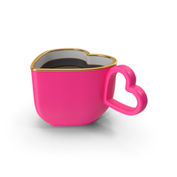 Pink Heart Cup PNG & PSD Images