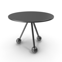 Round Tripod Table PNG & PSD Images